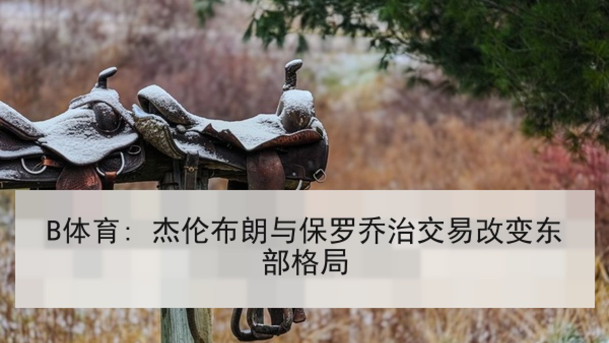 B体育: 杰伦布朗与保罗乔治交易改变东部格局 B体育: 杰伦布朗与保罗乔治交易改变东部格局